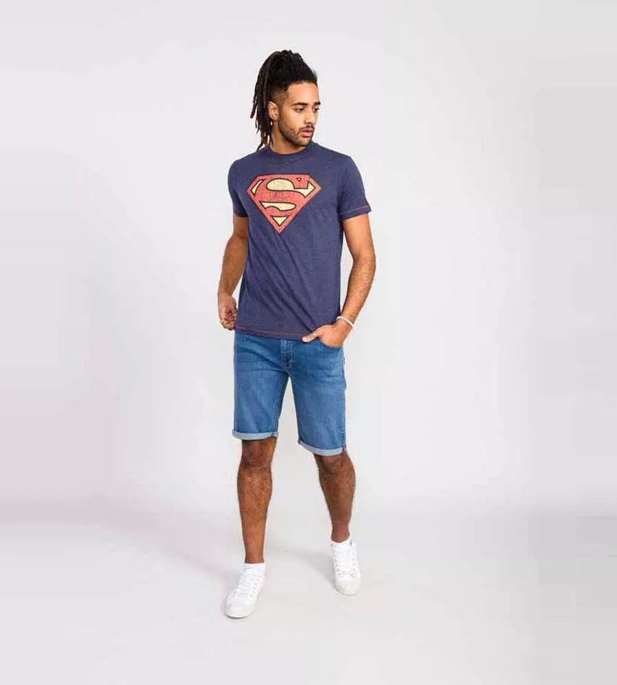 D555 Superman Printed T-Shirt Official Licensed Product